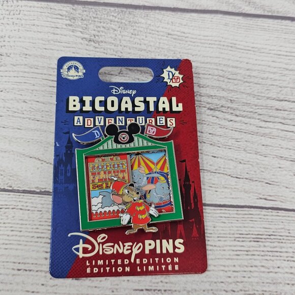 NEW! Disney Parks Bicoastal Adventures Dumbo Flying Elephant LE 4000 - Picture 2 of 2